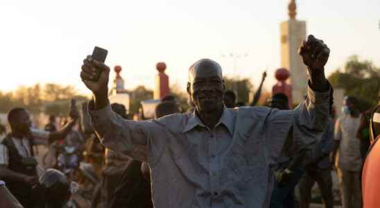 Burkinabe celebrate the takeover by the military