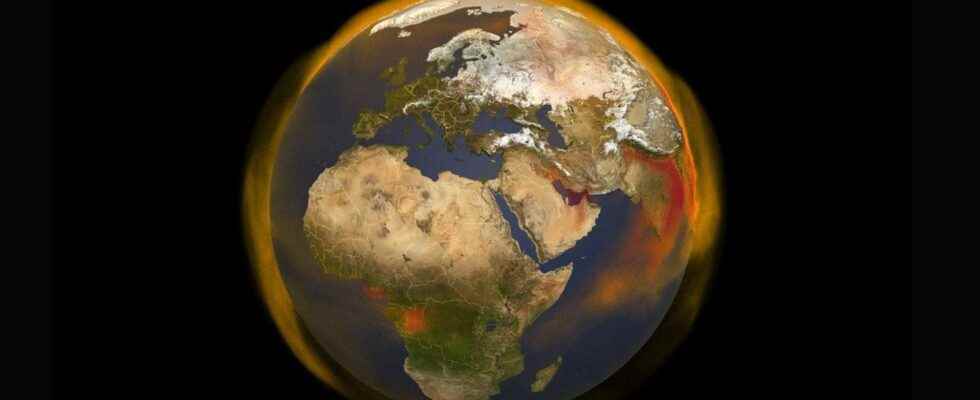 Mapping of methane emissions from fossil fuels