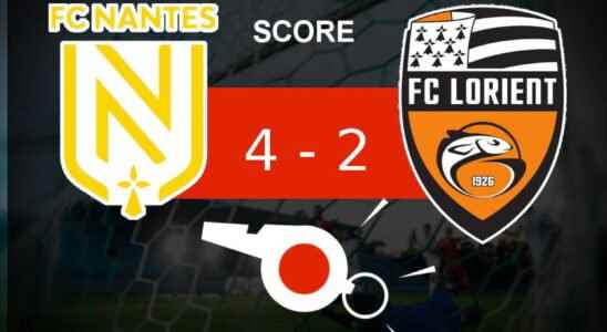 Nantes Lorient FC Lorient misses the mark 4 2 what