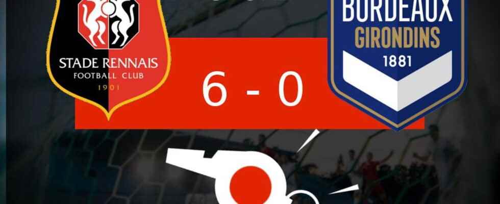 Rennes Bordeaux the Girondins de Bordeaux are drowning the