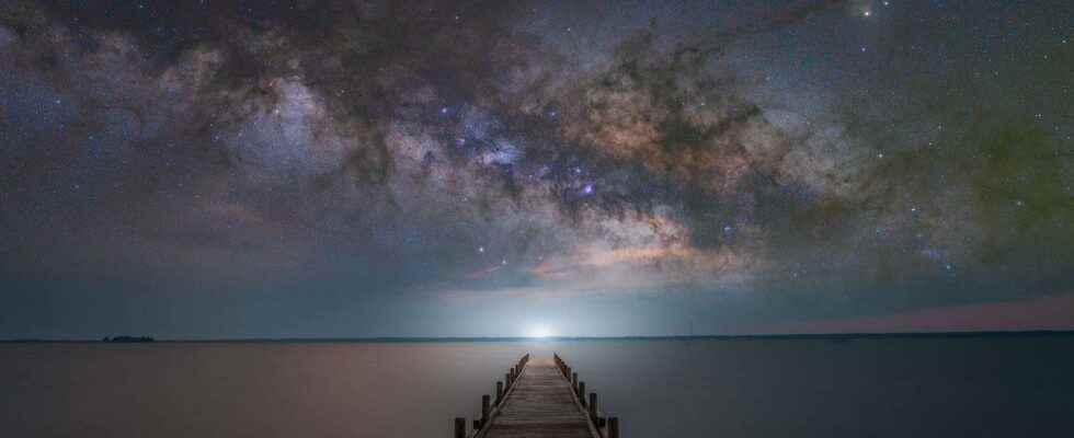 The Milky Way seen from the four corners of the