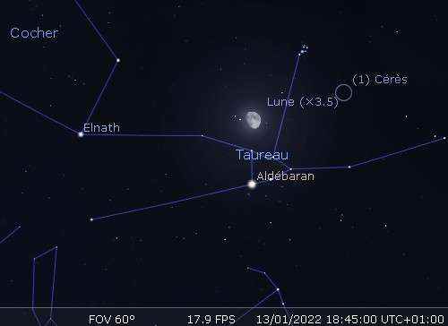 The Moon in reconciliation with Aldebaran