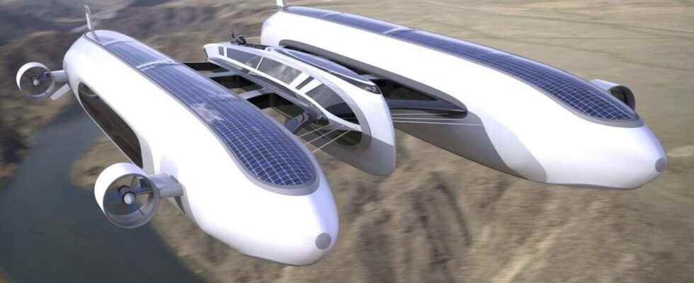 This flying catamaran reinvents the zeppelin