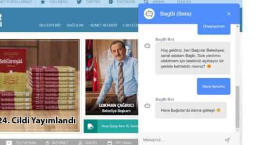 Virtual Assistant Bagbi Has Begun in Bagcilar Municipality