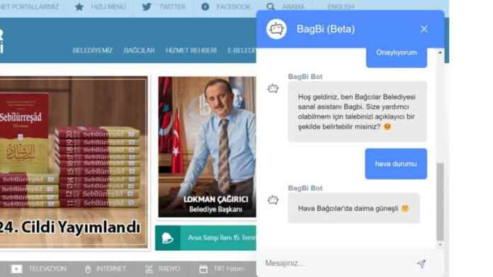 Virtual Assistant Bagbi Has Begun in Bagcilar Municipality