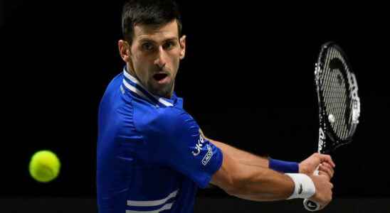 World tennis number one Novak Djokovic Novax on his way