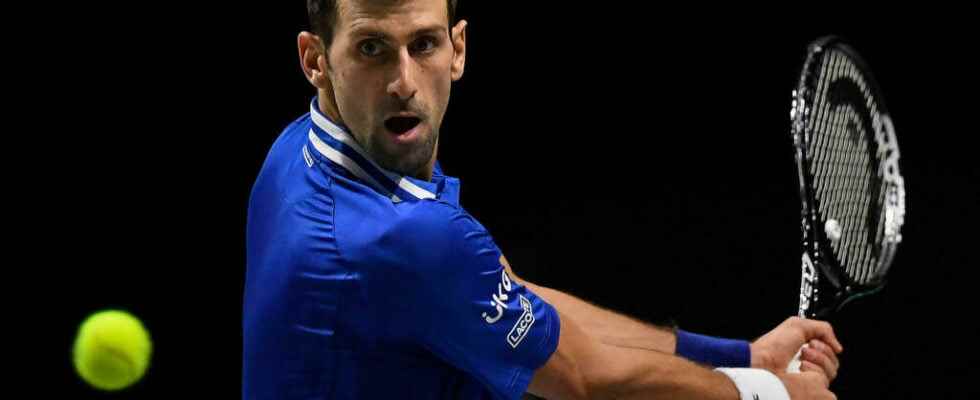 World tennis number one Novak Djokovic Novax on his way