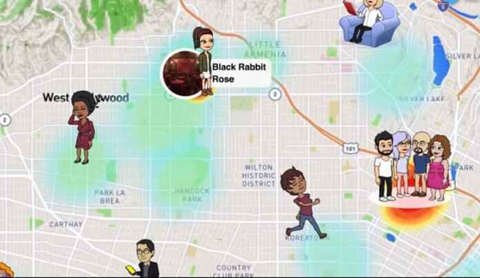 Snapchat map