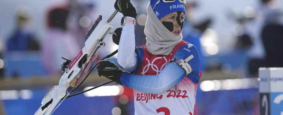 Anais Chevalier Bouchet second silver medal for the biathlete