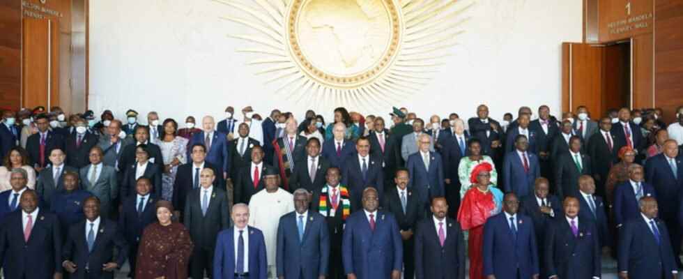 At the summit of the African Union the controversy over