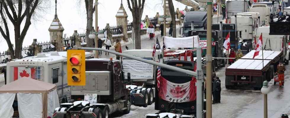 Canada facing the freedom convoy Justin Trudeau at an impasse