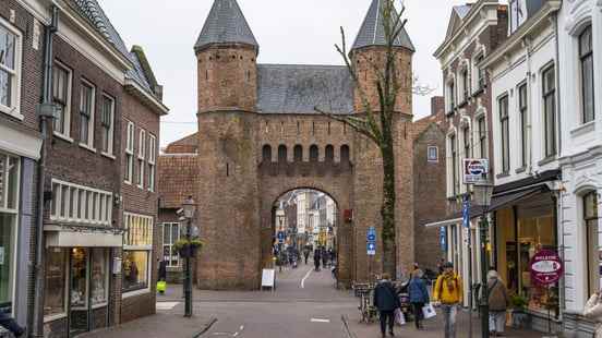 Flash camera in the city center of Amersfoort was turned