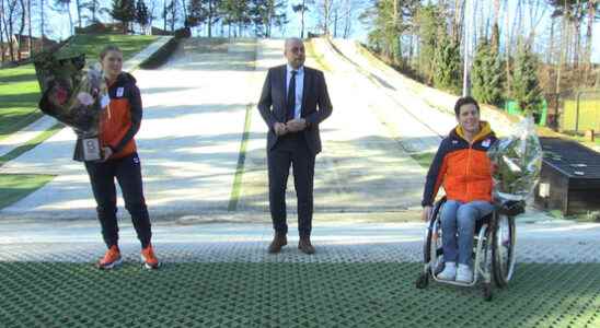 Flowers for Soesterberg Olympians Joska le Conte and Floris Meijer