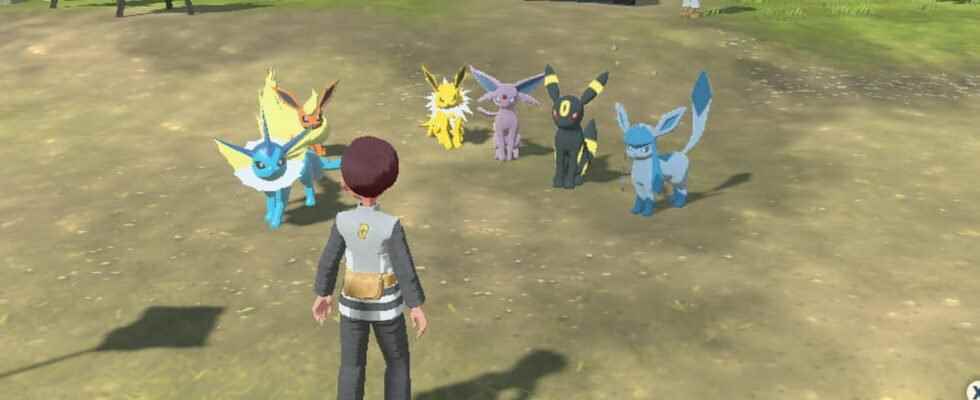 How to get all Eevee evolutions in Pokemon Arceus