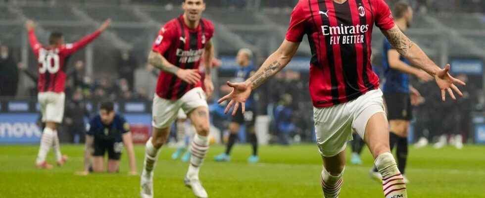 Italy AC Milan replaces itself Giroud hero of the derby