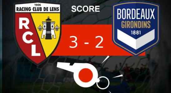 Lens Bordeaux victory for RC Lens 3 2 relive the