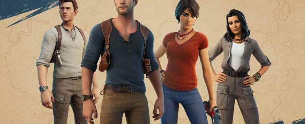 New Fortnite characters will be Nathan Drake and Chloe Frazer