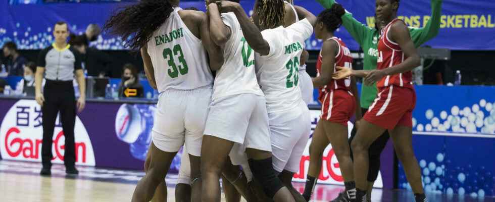 Nigerian women at the 2022 World Cup Mali on the