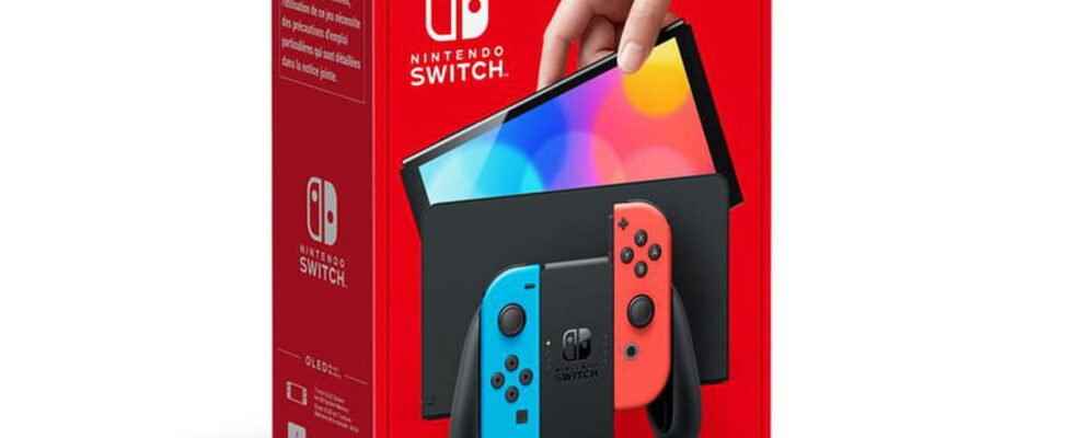 Nintendo Switch OLED the console is back in stock