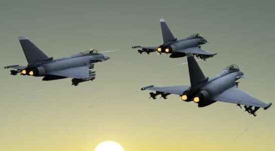 Russian bombers arrived near Scotland British jets away