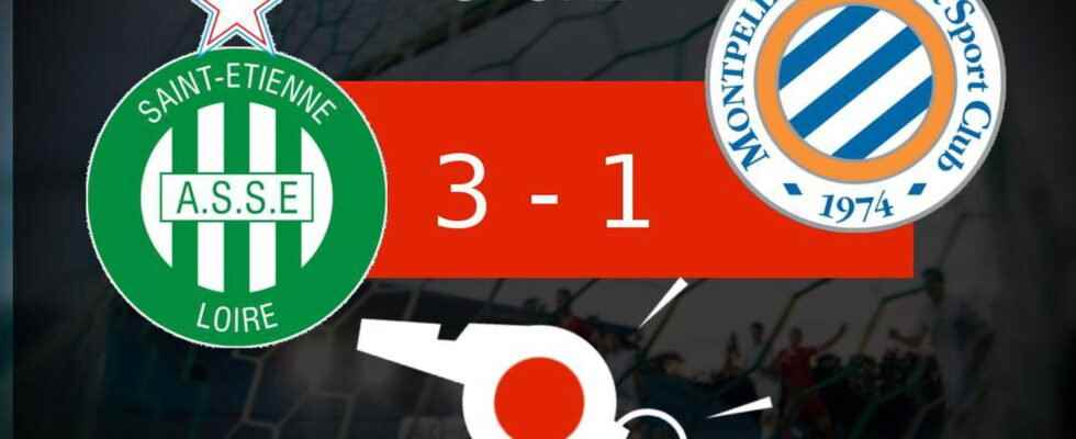 Saint Etienne Montpellier Montpellier HSC misses the mark 3 1 the