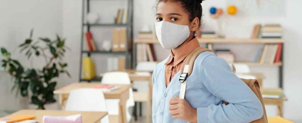 School health protocol level mask tests what reductions