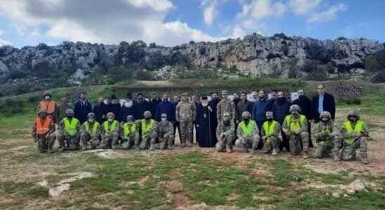 Shocking image in Southern Cyprus Weapons training from Greeks to