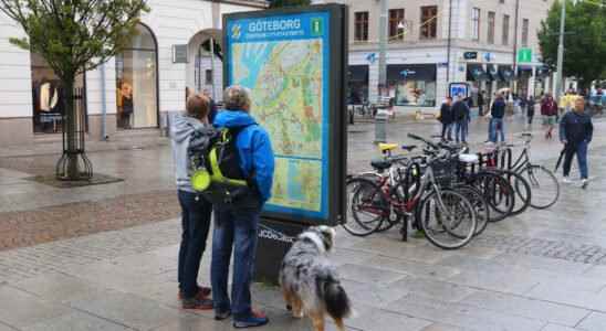 Sweden Gothenburg in the rain