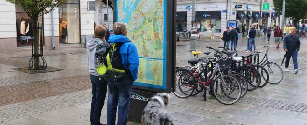 Sweden Gothenburg in the rain