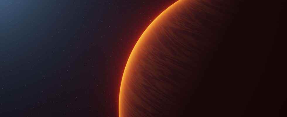 The atmosphere of this exoplanet has points in common with