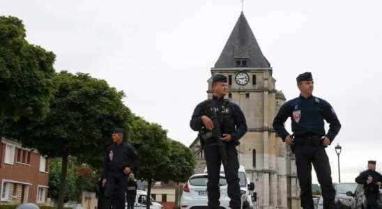 The trial of the assassination of Father Hamel in Saint Etienne du Rouvray