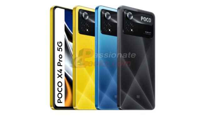 This may be the design for the POCO X4 Pro