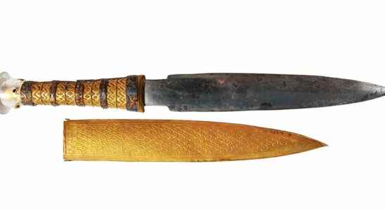 Tutankhamun where does his extraterrestrial iron dagger come from