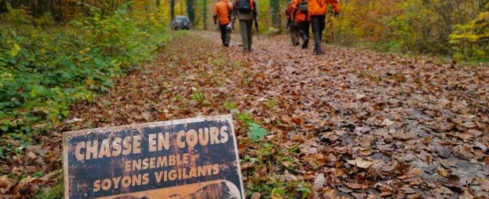 a 25 year old hiker killed in a hunting accident in Cantal