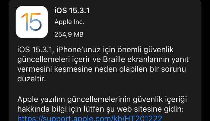 iOS 1531 and iPadOS 1531 released Includes important security