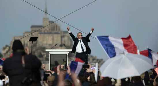 in Normandy Eric Zemmour appears with Nicolas Bay