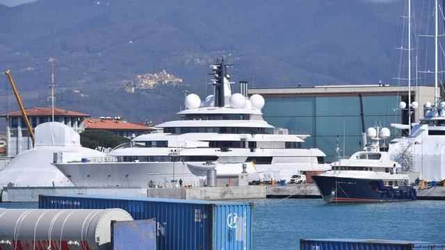 The superyacht Scheherazade was associated with Putin by dissident Alexei Navalni.