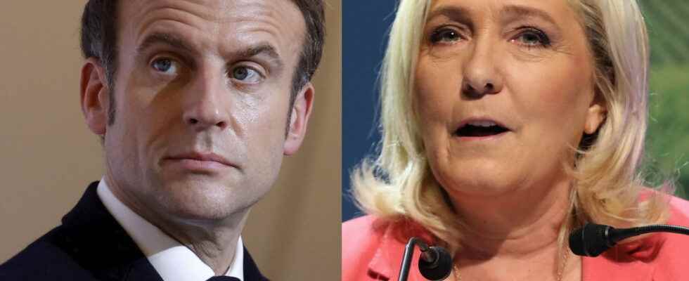 1st round 2nd round Towards a tight Macron Le Pen duel