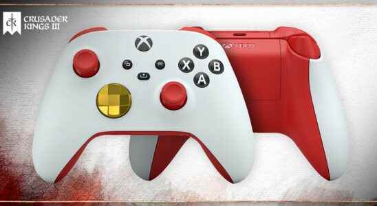 A special Xbox Controller has been designed for Crusader Kings