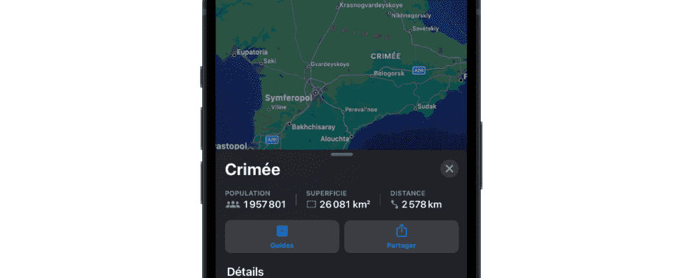 Apple Maps now shows Crimea in Ukraine except in Russia