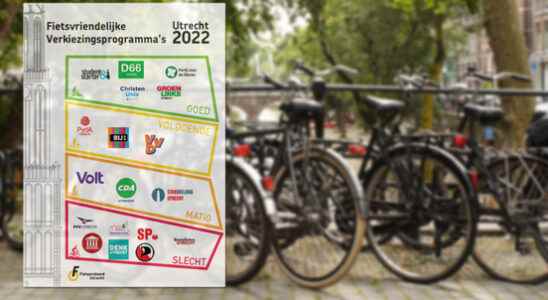 D66 is the most bicycle friendly in the municipality of Utrecht