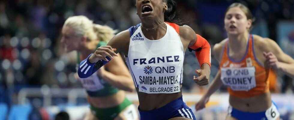 Frenchwoman Cyrena Samba Mayela crowned indoor world champion in the 60m