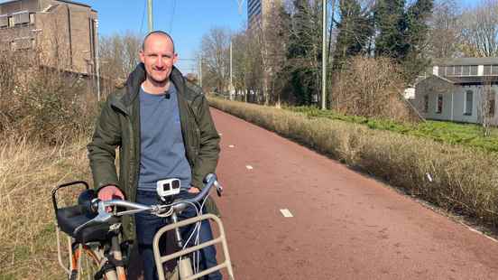 Geert cycles and films all the streets of Utrecht They