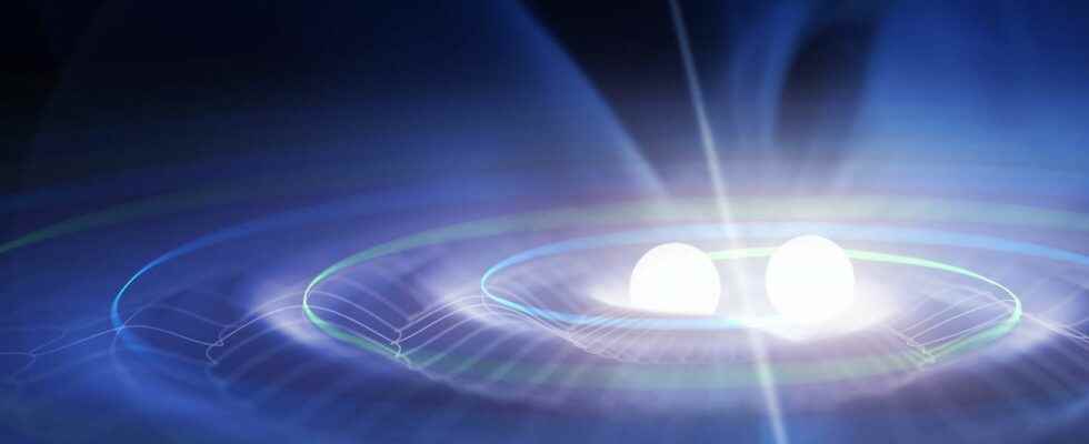 Gravitational waves the Earth Moon couple could serve as a giant