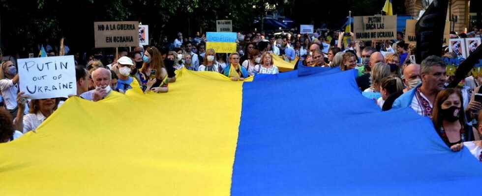 In Buenos Aires a big march to support Ukraine and