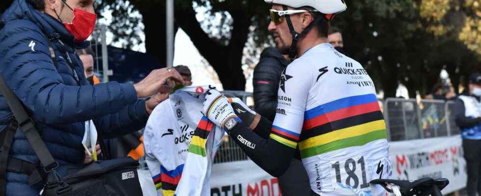 Julian Alaphilippe sick the world champion forfeits Milan San Remo