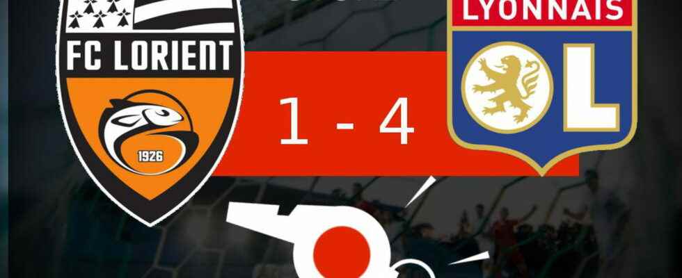 Lorient Lyon nice blow for Olympique Lyonnais 1 4 look