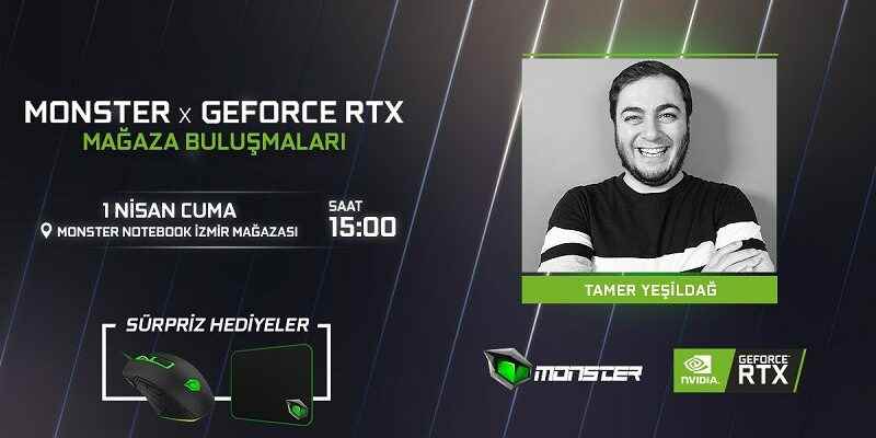 Monster x GeForce RTX store meetings continue in Izmir