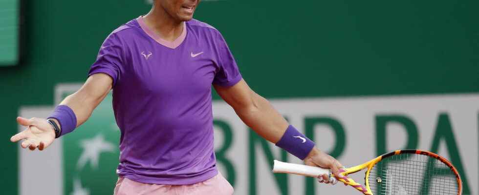 Monte Carlo Tournament 2022 hit in the ribs Rafael Nadal package