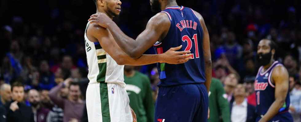 NBA Giannis Antetokounmpo dominates Joel Embiid the results